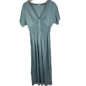 PATRONS OF PEACE Light Blue Jumpsuit Size Small